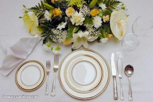 Сервировка стола к ужину. 04 Сервировка стола к ужину. 04