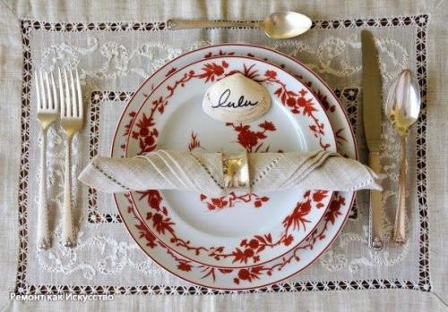 Сервировка стола к ужину. 02 Сервировка стола к ужину. 02
