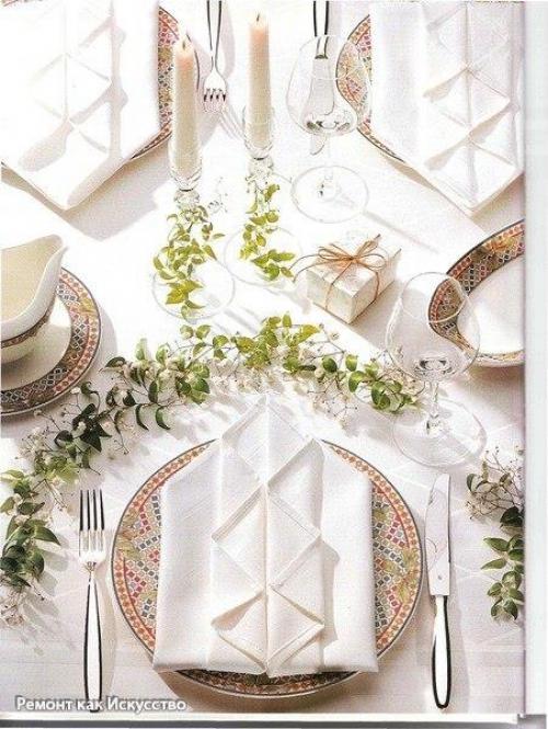 Сервировка стола к ужину. 05 Сервировка стола к ужину. 05