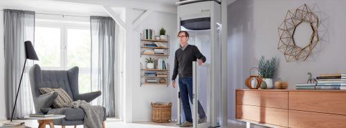 Лифт в квартире. Британские конструкторы придумали лифт, который можно установить в любом частном доме без шахты