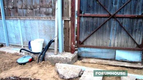 Раздвижные ворота на роликах. Откатные ворота. Вариант 1