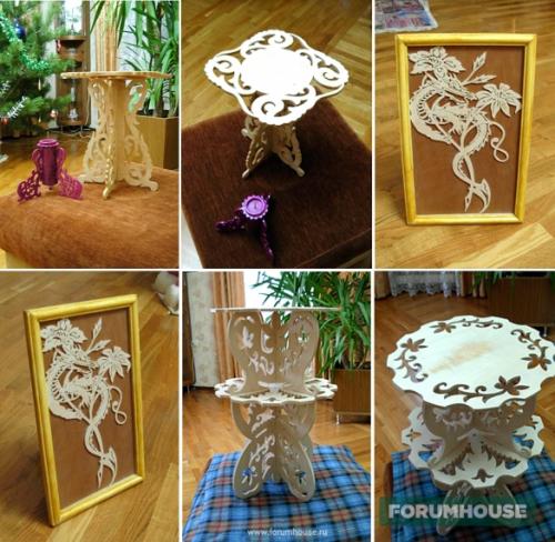 Трафареты для выпиливания лобзиком из фанеры. Инструменты, шаблоны, сборка