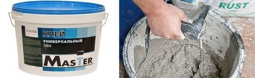 Можно ли в шпаклевку добавлять клей пва. ПВА в цементный раствор, как плиточный клей, для штукатурки и стяжки: пропорции