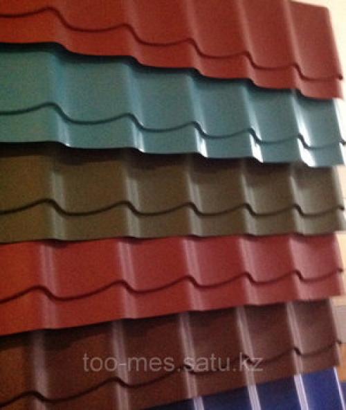 Металлочерепица Стальной Бархат 07