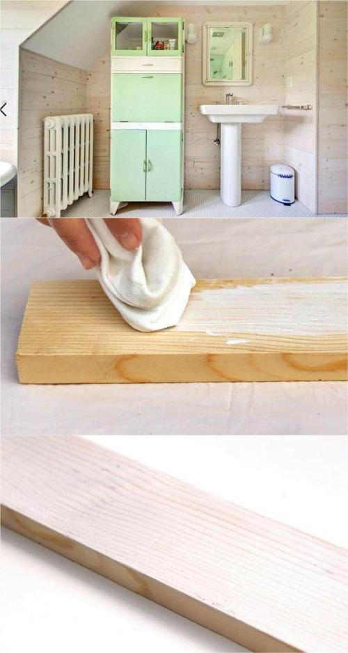 Чем покрасить дерево, чтобы была видна структура. 3 метода покрасить дерево в белый цвет с потертостями или под старину