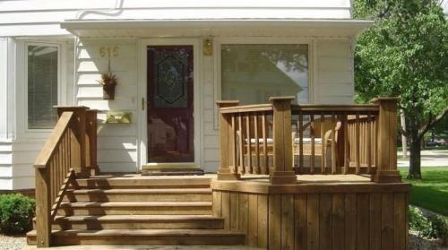 Ступени из дерева. Все о ступеньках из дерева для крыльца