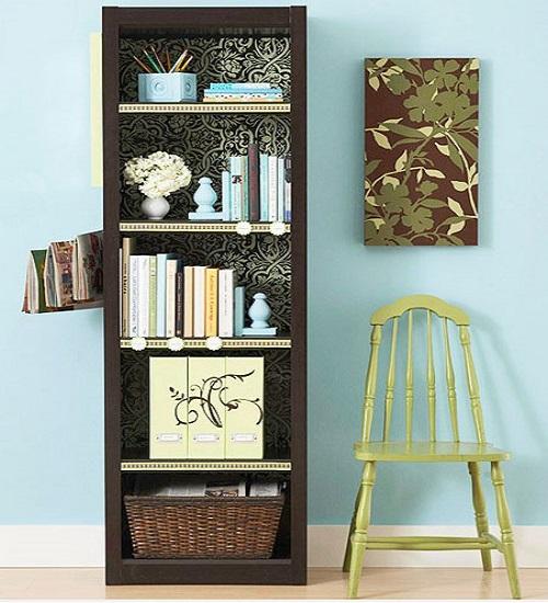 Что делать с пестрыми обоями.  Обновляем мебель.