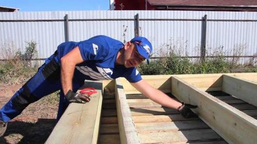 Утепление пола каркасного дома. Монтаж полов