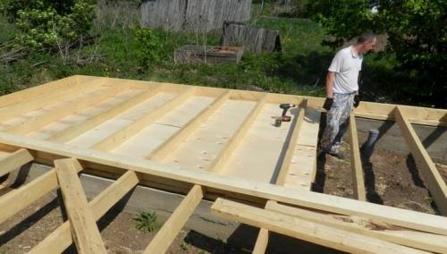 Утепление пола каркасного дома. Монтаж полов