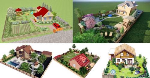 Дизайн земельного участка. Планировка участка — пошаговая инструкция обустройства и оформления дома!