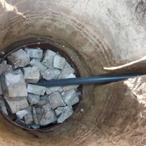 Конструкция летнего душа. Обшивка для обтягивания каркаса 04