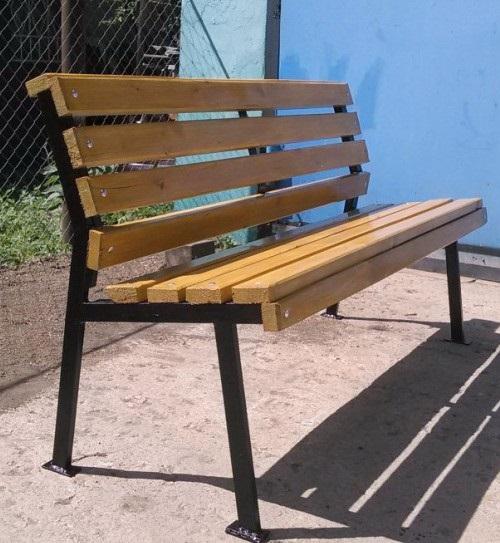 Лавочка из металла. Скамейка из профиля своими руками 18 Лавочка из металла. Скамейка из профиля своими руками 18