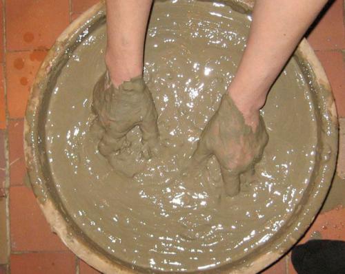 Глина песок штукатурка. Глиняная штукатурка 15