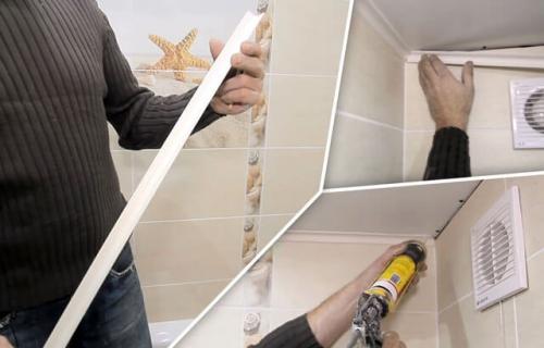 Плинтус потолочный своими руками. Как клеить потолочный плинтус шпаклёвкой 02