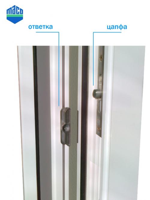 Щелкает ручка пластикового окна. Металлопластиковое окно щелкает