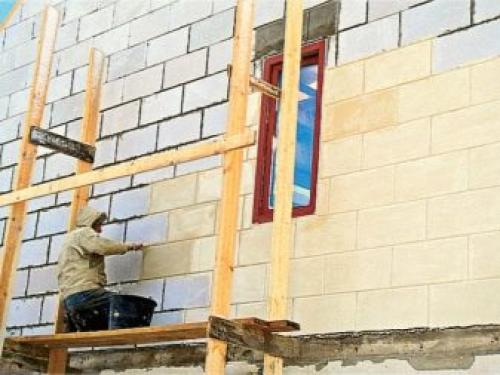 Оштукатуривание фасада из пеноблоков ютонг. Рекомендованные штукатурные системы 10 Оштукатуривание фасада из пеноблоков ютонг. Рекомендованные штукатурные системы 10
