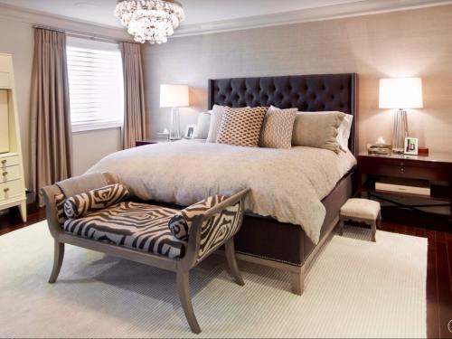 Сочетание серого и бежевого в интерьере спальни. Дизайн спальной комнаты в бежевых тонах с фото