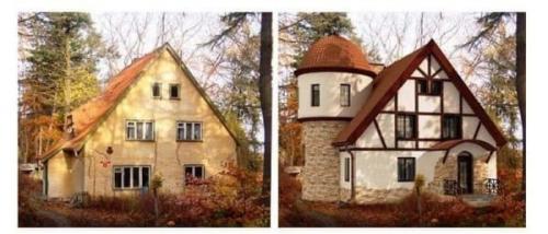 Перестройка старого дома. Преображение старого дома в современную виллу