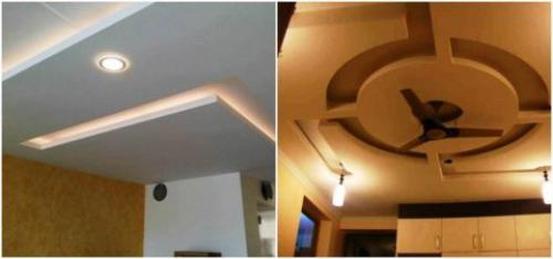 Потолок из гипсокартона на кухне. Подвесной или подшивной потолок из ГКЛ выбрать?