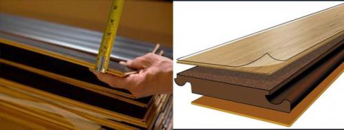 Какой толщины ламинат лучше. Какая толщина ламината с подложкой должна быть