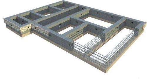 Фундамент под дом из пеноблоков. Слабопучинистые грунты 06