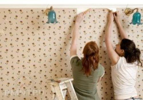 Как снять моющиеся обои. Порядок удаления обоев