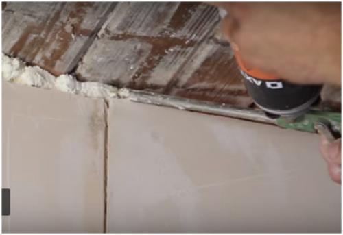 Перегородки из пазогребневых блоков в санузлах. Сооружение дверного проема