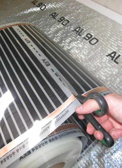 Тепла підлога під ламінат. Монтаж інфрачервоної теплої підлоги під ламінат своїми руками