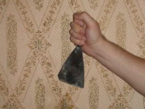 Как снять моющиеся обои. Порядок удаления обоев