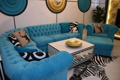 Синий цвет с каким сочетается цветом в интерьере.  Сочетаем цвета правильно