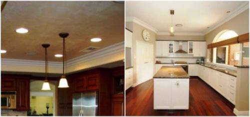 Потолок из гипсокартона на кухне. Подвесной или подшивной потолок из ГКЛ выбрать?