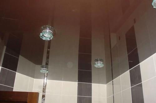 Реечный потолок натяжной потолок. Разнообразие реечных потолков 05