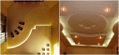 Потолок из гипсокартона на кухне. Подвесной или подшивной потолок из ГКЛ выбрать?