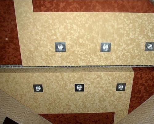 Образцы тканевых натяжных потолков. Цветовые решения тканевых натяжных потолков