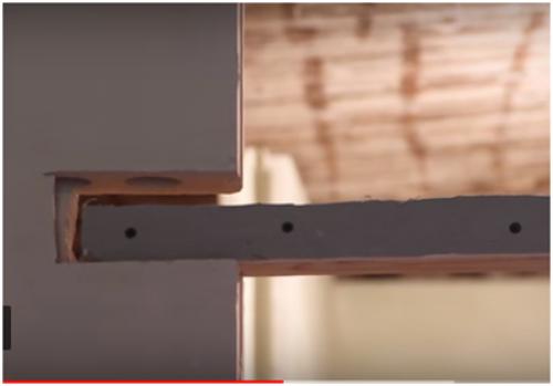 Перегородки из пазогребневых блоков в санузлах. Сооружение дверного проема