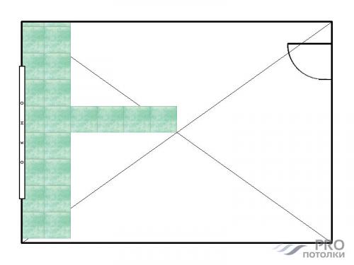 Как клеить бесшовную потолочную плитку. Как клеить?