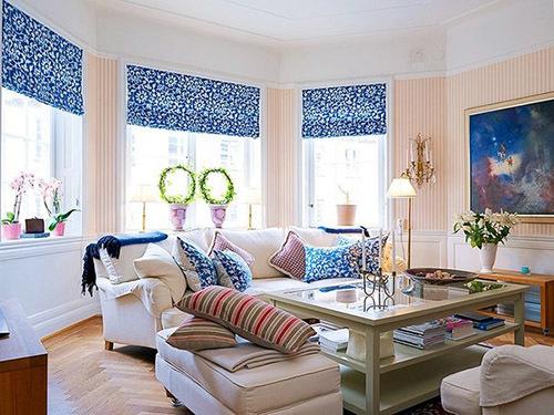 Сочетание бежевого и голубого. С какими цветами сочетается голубой? 21