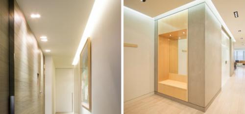 Светодиодное освещение в интерьере. Светодиодная лента в интерьере прихожей