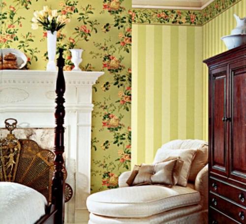 Как красиво поклеить обои двух видов в зале. Стадия 3: делим пространство на зоны