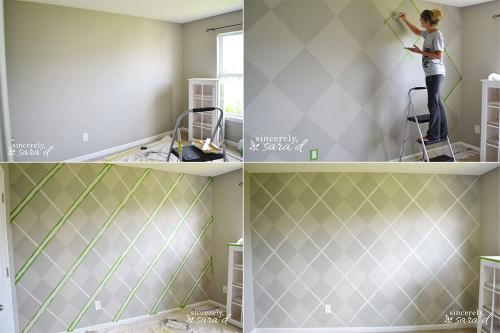 Что нанести на стены вместо обоев. Покраска стен вместо обоев