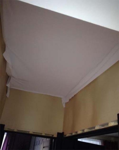 Потолок своими руками тканевый. Тканевый натяжной потолок своими руками