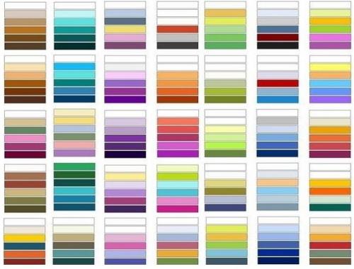 Сочетание цветов мебели и стен. Главное о теории цвета