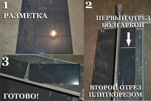 Как правильно резать керамическую плитку ручным плиткорезом. Работаем ручным плиткорезом