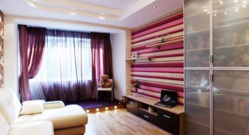 Отделка стен в квартире варианты. Иде.  Обои