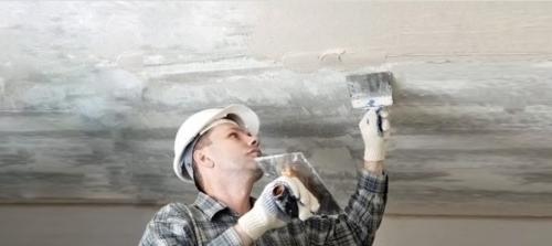 Как подготовить потолок к поклейке плитки. Подготовка поверхности 06 Как подготовить потолок к поклейке плитки. Подготовка поверхности 06