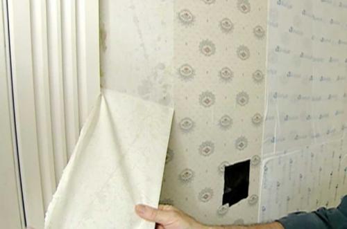 Как снять старые советские обои в несколько слоев