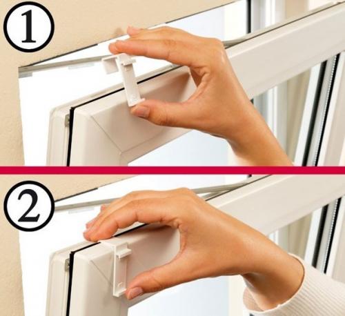 Как установить жалюзи на пластиковые окна своими руками.  Установка карниза и ламелей 03