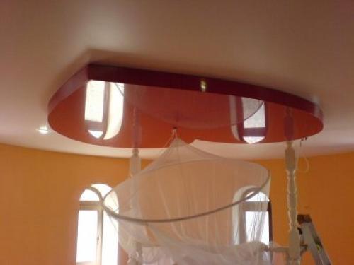 Модные потолки из гипсокартона. Двухуровневые гипсокартонные потолки