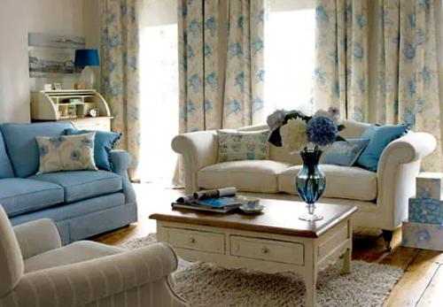 Голубой цвет в интерьере с какими цветами сочетается. Какие цвета лучше всего сочетаются с голубым? 15