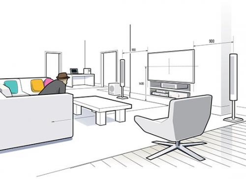 На какой высоте вешать телевизор 42 в спальне. На какой высоте подвесить телевизор – расчет положения